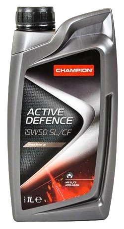 Моторное масло Champion Active Defence 15W50 SL/CF, 1л (CHAMPION: 8200717)